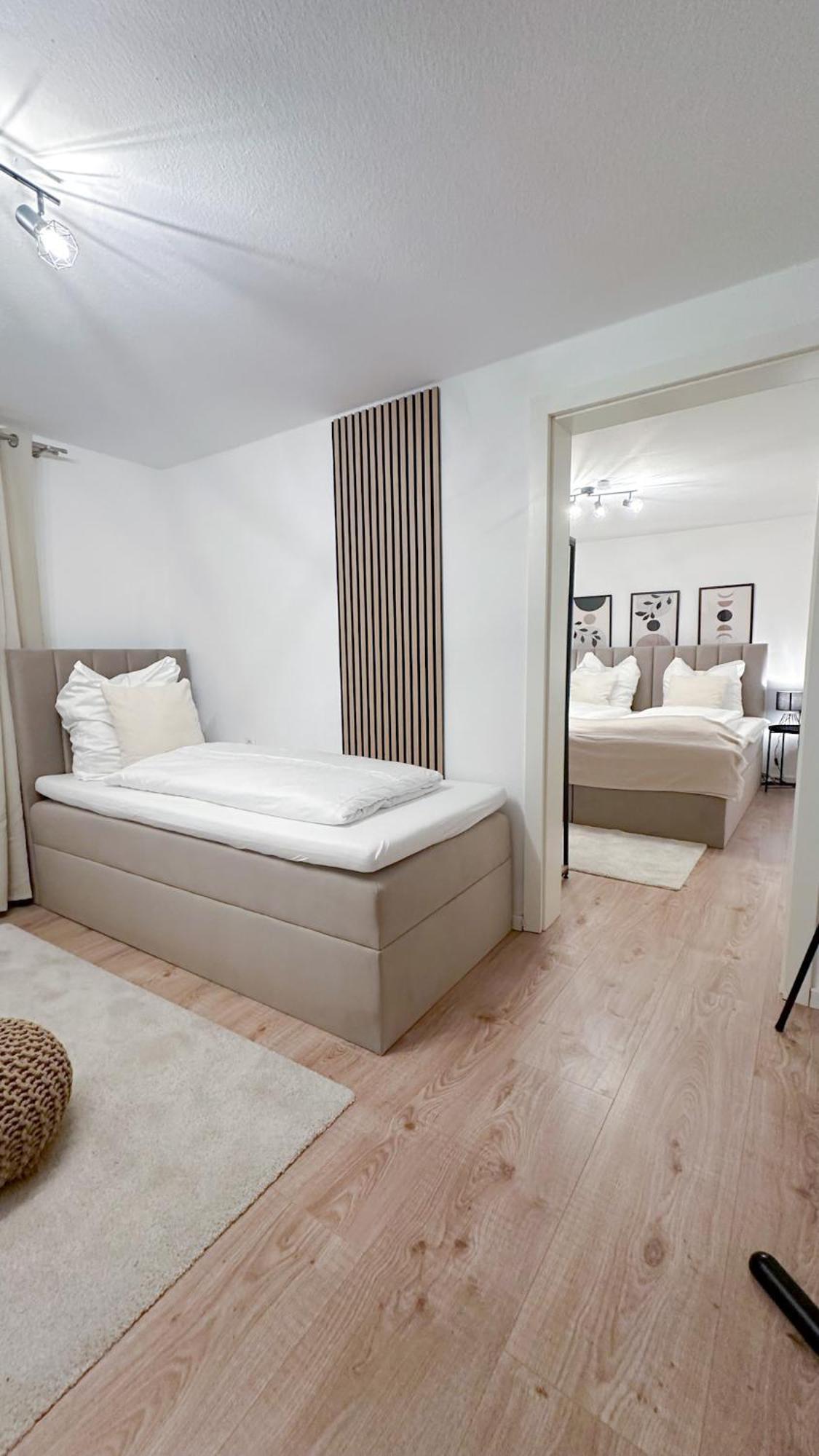 Malu Rooms - Ruhige Lage, Erdgeschoss, Smarttv, Netflix, 24H Checkin, Лудвигсбург Екстериор снимка